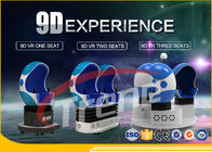 van de de Update Oranje Luxe van 5D Movies+12PCS het Pretpark9d VR Simulator van Seat Met 360 Graad Roterend Platform