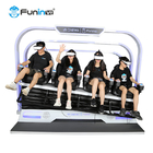 4 zitplaatsen 9D VR-bioscoop voor pretpark Indoor Virtual Reality-machine