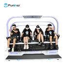 4 zitplaatsen 9D VR-bioscoop voor pretpark Indoor Virtual Reality-machine