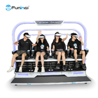 Amusement Winstgevende 6 zitplaatsen 9d Virtual Reality Machine Roller Coaster Simulator