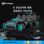 6 zetels Virtuele Werkelijkheid 9D Flight Simulator met Achtertrilling 4200*3670*2350mm