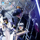 VR Pretparkmateriaal Multiplayer die Vastgestelde 9D Virtuele de Werkelijkheidsmachine schieten van de zombie 4-5 speler VR