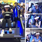 Virtueel Werkelijkheids9d VR Spel online 360 die de Raceautosimulator VR van Autorennenspelen 9D het Drijven schieten