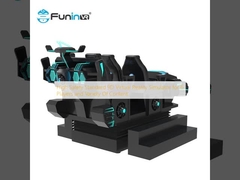 Hoge veiligheidsstandaard 9D Virtual Reality Simulator voor 6 spelers en verscheidenheid aan inhoud