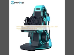 Dompel jezelf onder in virtuele realiteit met de 360 graden rotatie van de 9D VR stoel en het 55 inch scherm