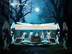 6180*2695 * 2825mm 9D Virtual Reality Cinema met dynamische lichteffecten en high-definition visuele effecten