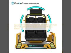 Verbeter uw entertainmentbedrijf met 360° Double Flight 9D VR Simulator 40 inch Display Screen Size Dynamic Platform