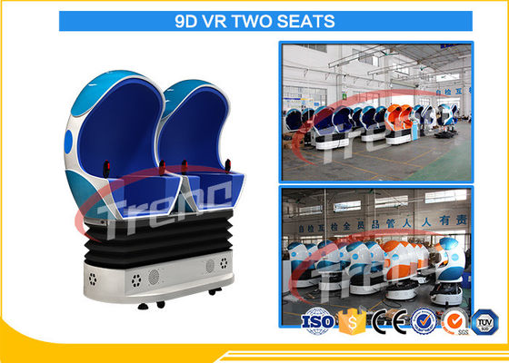 van de de Update Oranje Luxe van 5D Movies+12PCS het Pretpark9d VR Simulator van Seat Met 360 Graad Roterend Platform
