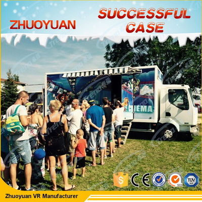 Beweegbare Verbazende 7D-Bioskoopsimulator 6 Zetels met Verlichting/Regensimulatie