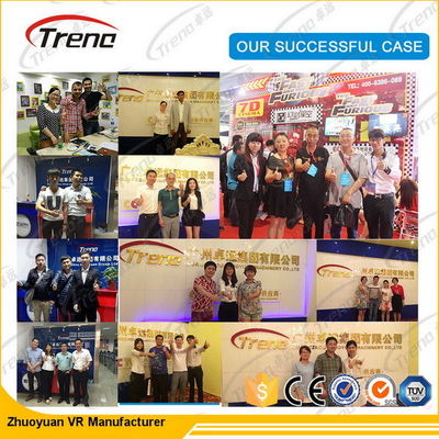 AC 220V 9D Virtueel de Werkelijkheidsmateriaal van de Bioskoopsimulator 6 Spelers voor Arcade