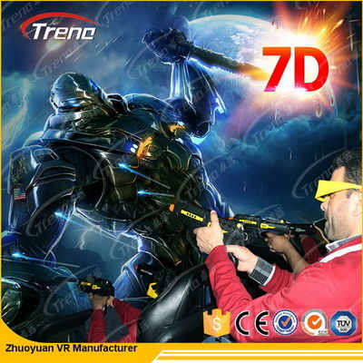 6 zetels Elektrische 7D Bioscoop met Speciaal Effect Systeem 220V 5.50KW