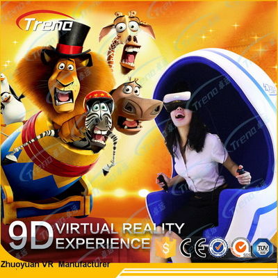 Blauwe Virtuele de Werkelijkheidssimulator van de Eimachine met 360 Graad Roterend Platform