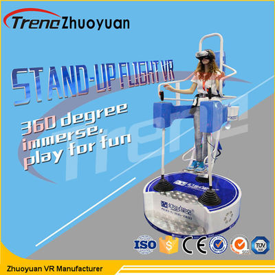 Winkelcomplextribune op het Parksimulator van het Vluchtvr Thema met Kanon het Schieten