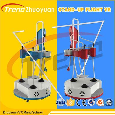 Winkelcomplextribune op het Parksimulator van het Vluchtvr Thema met Kanon het Schieten
