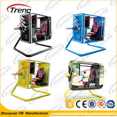 Zwart van het het Themapark van 720°Motion VR de Studiospel met de Cabine van de Simulatieaandrijving