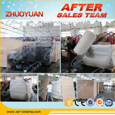 Pretparkkanon die 7D-Bioskoopmateriaal met 6 DOF Elektrisch Platform schieten