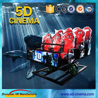 7 PCs 7D die Spelen 6 schieten DOF de Bioskoopmateriaal van de Sneeuw Virtueel Werkelijkheid 5D met Hydraulisch/Elektrisch Platform