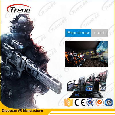 3 Dof Elektrische/Hydraulische 5D de Simulatorbioskoop van het Bioskoopmateriaal 7D met motiestoel