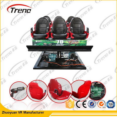 De hydraulische/Elektronische Bioskoop van de de Ritsimulator 7d van de Systeem7d Motie met 4d-Motiestoel