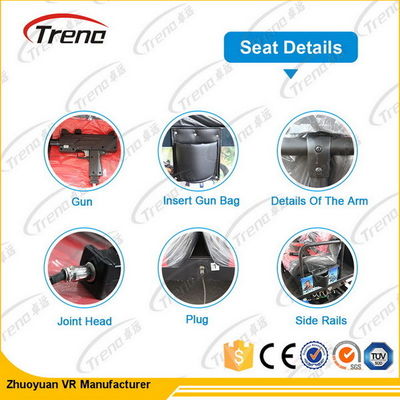 De hydraulische/Elektronische Bioskoop van de de Ritsimulator 7d van de Systeem7d Motie met 4d-Motiestoel