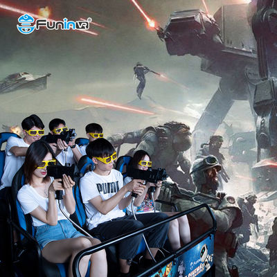 Metal 7D Interactieve Motion Race Simulator Voor Flat Curved Screen HD Projection Film Theater