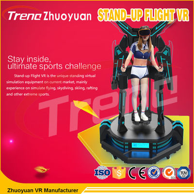 AC 220V Opwindende de Machinecockpit van Vermaakfunning VR Flight Simulator het Vliegen Beweging