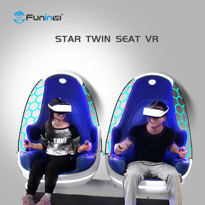 Commerciële Twin Seat 9D VR stoel Ontdek de ultieme ervaring