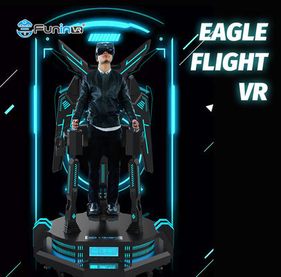 0.8kw Stand Up Flight VR Simulator Ultimate Platform Hoog bewegingssnelheid