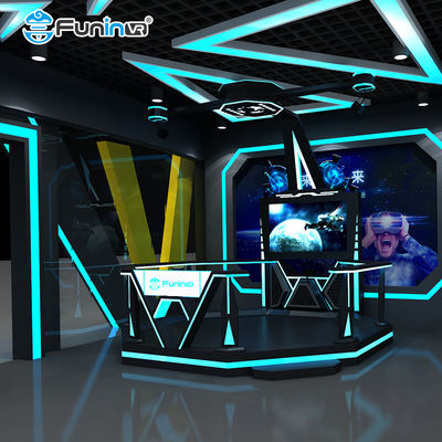 Multiplayer Gaming 9D Walker Shooting Simulator met 6DOF Motion Platform