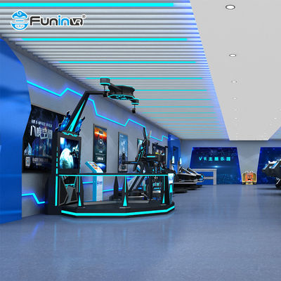 Multiplayer Gaming 9D Walker Shooting Simulator met 6DOF Motion Platform