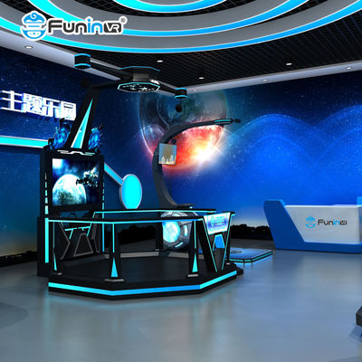 Multiplayer Gaming 9D Walker Shooting Simulator met 6DOF Motion Platform