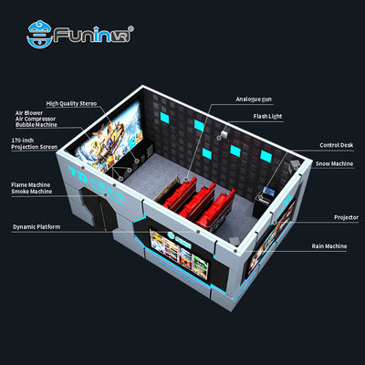 Schermtype 5D Filmtheater voor Trampoline Park Elektrisch systeem