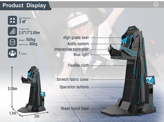 Amusementpark Business met 9D VR Simulator High Performance