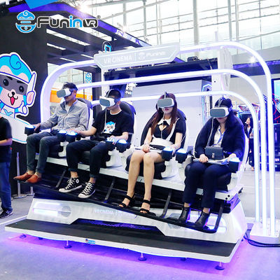 Motion Seat Virtual Reality Cinema Simulator / Vr Amusement Park Combo Immersive Thrills