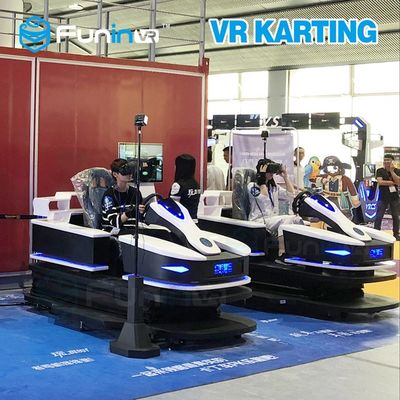Één zet van de Simulator het Hete Vr van 9D VR de Simulatorauto Drijven Rennend voor VR-Spelcentrum