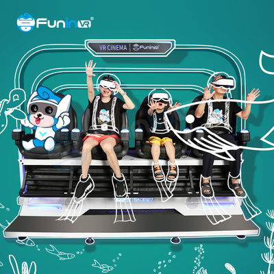 Vermaak 9D Virtual Reality Simulator Surround Sound Laag onderhoud 220V