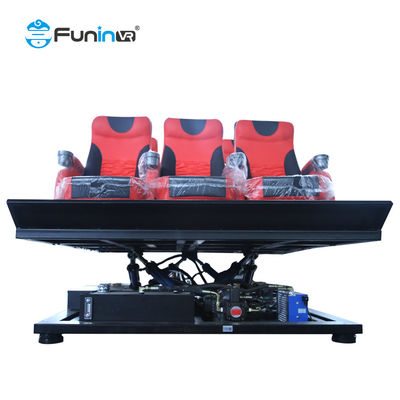 Winkelcentrum 5D Filmtheater Op maat gemaakte vierkantontwerp voor 9-48 zitplaatsen 3 Maandelijkse updates 1 Film