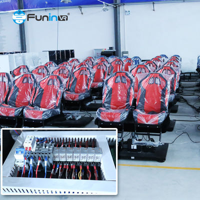 Winkelcentrum 5D Filmtheater Op maat gemaakte vierkantontwerp voor 9-48 zitplaatsen 3 Maandelijkse updates 1 Film