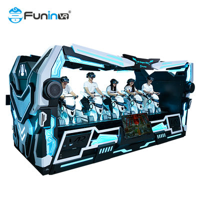 Entertainment 9D VR Dragon Rider 5 Seats Simulator Op Dynamic Extreme Theme Platform
