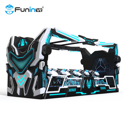 Entertainment 9D VR Dragon Rider 5 Seats Simulator Op Dynamic Extreme Theme Platform