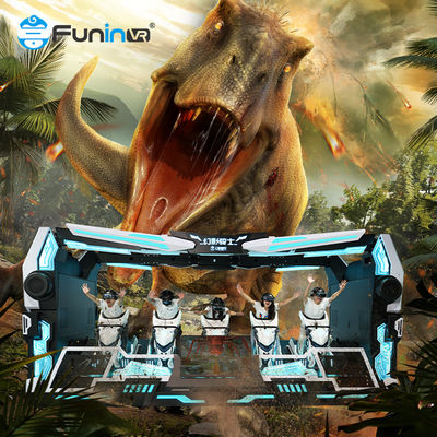 Entertainment 9D VR Dragon Rider 5 Seats Simulator Op Dynamic Extreme Theme Platform