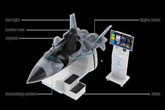 Leuk VR-attractiepark met trillende effecten en WiFi-connectiviteit