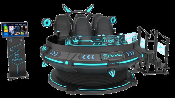 Upgrade uw entertainmentbedrijf met 6 zitplaatsen 9D VR VR Cinema Voltage 220V/2.4KW en Computer I5 1650 8G 240G