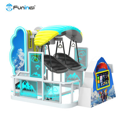 Blue Virtual Reality Games Simulator voor kinderen ontworpen met onderhoudsarme functies die leuke educatieve inhoud en veilig spelen combineren