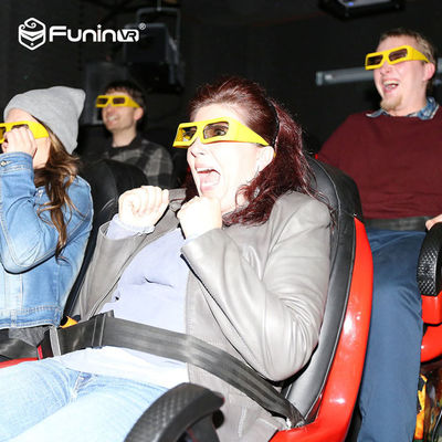 220V theater Verbazend Kanon die 7D-Bioskoopsimulator met Elektrisch/Hydraulisch Systeem schieten