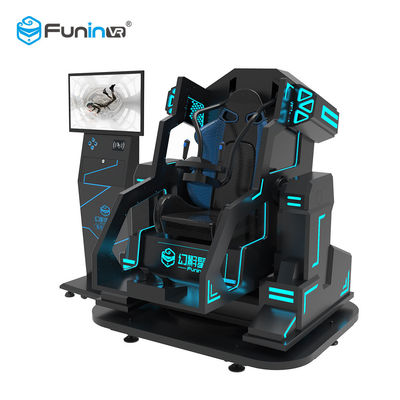 Zwarte van de Simulator de Enige Spelers VR Mecha van het themapark 9D VR met LEIDENE Lichten