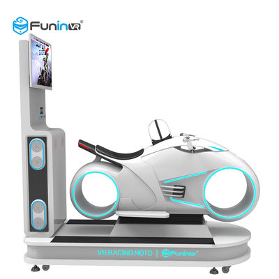 Witte de Auto van de Simulatormultiplayer van de Kleuren9d Virtuele Werkelijkheid het Drijven Vr Motorfiets die 700KW rennen