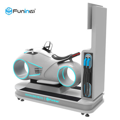 Witte de Auto van de Simulatormultiplayer van de Kleuren9d Virtuele Werkelijkheid het Drijven Vr Motorfiets die 700KW rennen