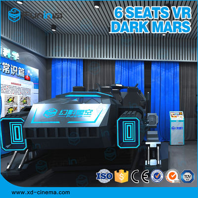 Vrspelen 6 de Simulatoriso9000 220V Multiplayer Zwarte Verschijning van de Zetels9d Virtuele Werkelijkheid