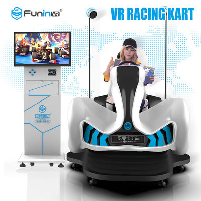 het Rennen van 9D VR van de de Auto het Virtuele Werkelijkheid van Spelenkarting Materiaal 220V 2,0 Audiosysteem